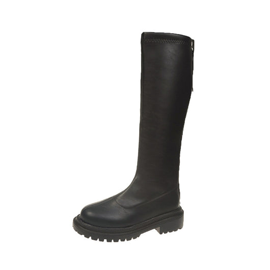 Botas Altas Blancas con Suela Gruesa Estilo Caballero - Image 12