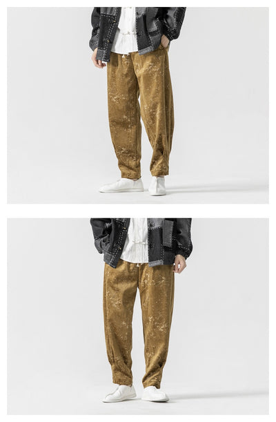 Pantalones de Chándal Gruesos Talla Grande Estilo Hanfu Mejorado - Image 14
