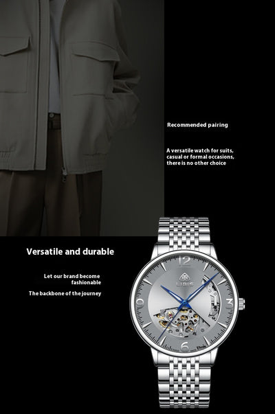 Reloj Automático de Acero Inoxidable Resistente al Agua con Esfera Luminosa - Image 20