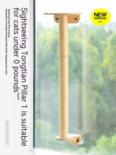 Árbol Rascador para Gatos con Cristal Biselado sin Cobertura - Image 7