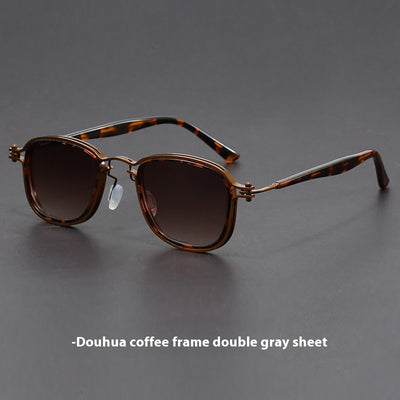 Gafas de Sol Retro Marco Cuadrado Metal - Image 8