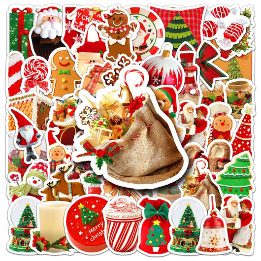 Vaso Navideño Reutilizable con Stickers Decorativos Impermeables - Image 13