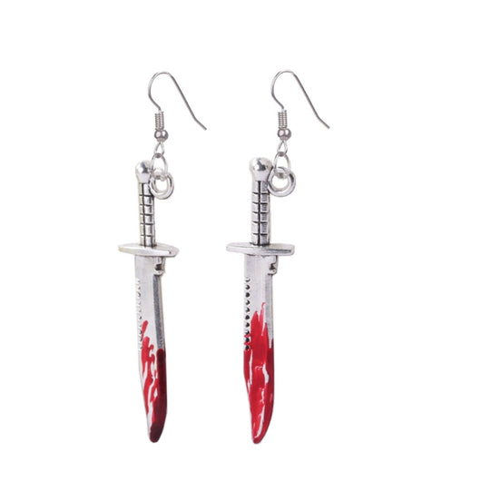 Pendientes de Terror para Halloween: Hacha y Tijeras Sangrientas - Image 12