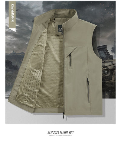 Chaleco de Fotografía y Pesca con Múltiples Bolsillos para Hombre - Image 15