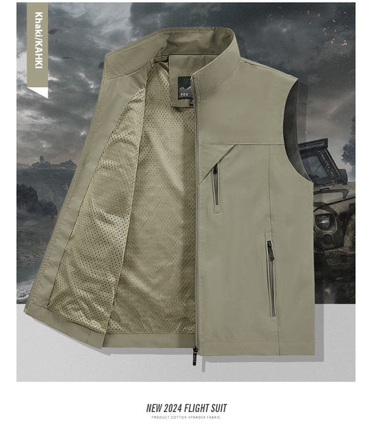 Chaleco de Fotografía y Pesca con Múltiples Bolsillos para Hombre - Image 15