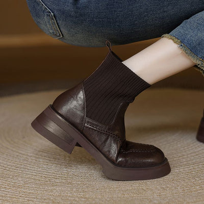 Botas Tejidas de Confort y Estilo Casual para Mujer - Image 8