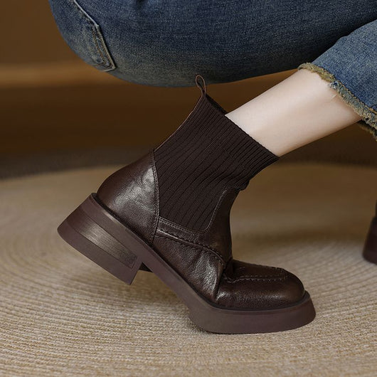 Botas Tejidas de Confort y Estilo Casual para Mujer - Image 8