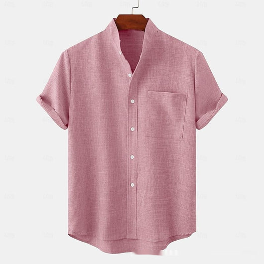 Camisa Playera Hombre Rayas 3D Manga Suelta Casual - Image 9