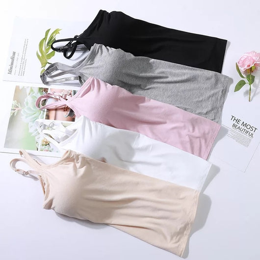 Chaleco Modal Ajustable para Mujer - Top Tubo Interior sin Sostén - Image 4