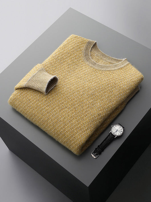 Suéter Ejecutivo de Cuello Redondo para Otoño e Invierno - Image 7