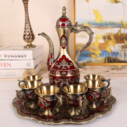 Juego Decorativo de Vino con Patrón Exquisito para el Hogar - Image 7