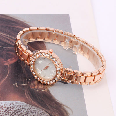 Reloj Pulsera de Cuarzo con Diamantes para Mujer - Image 12