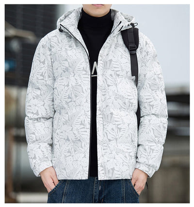 Chaqueta Acolchada de Plumón Grueso para Hombre - Image 18