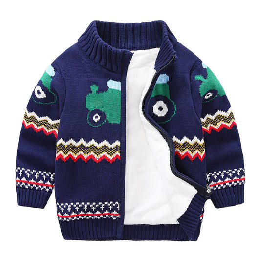 Cardigan Tejido Grueso para Niños - Suéter Cálido y Acogedor - Image 10