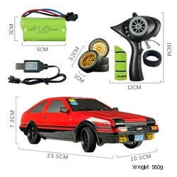 Auto RC Mazda FC 1:18 24G Drift - Control Remoto Profesional - Image 4