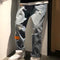 Men's Vintage Blue Jeans with Distressed Rips