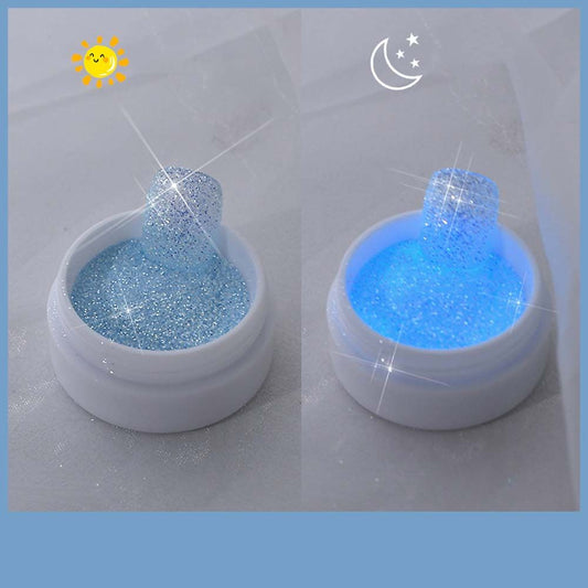 Polvo Brillante para Uñas - Azúcar Luminoso con Efecto Glow - Image 2