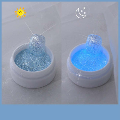 Polvo Brillante para Uñas - Azúcar Luminoso con Efecto Glow - Image 2