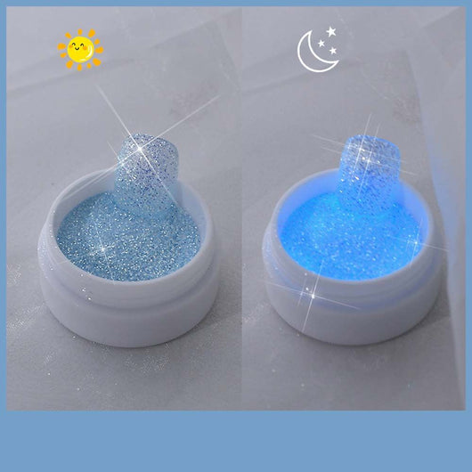 Polvo Brillante para Uñas - Azúcar Luminoso con Efecto Glow - Image 2