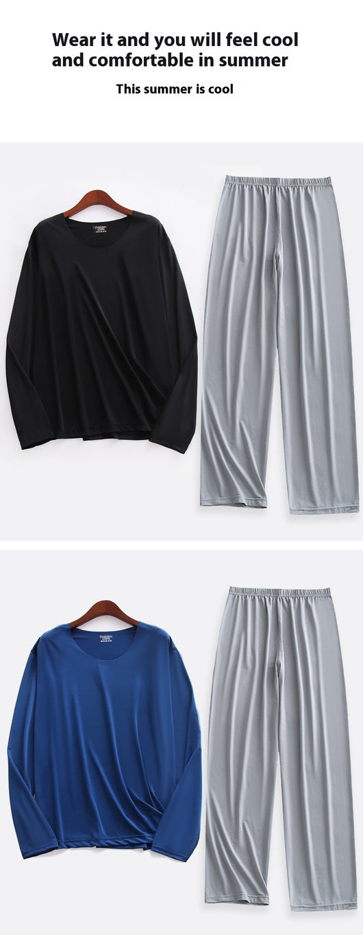 Pijama Hombre Manga Larga Corta Verano - Conjunto Ultradelgado Transpirable - Image 16