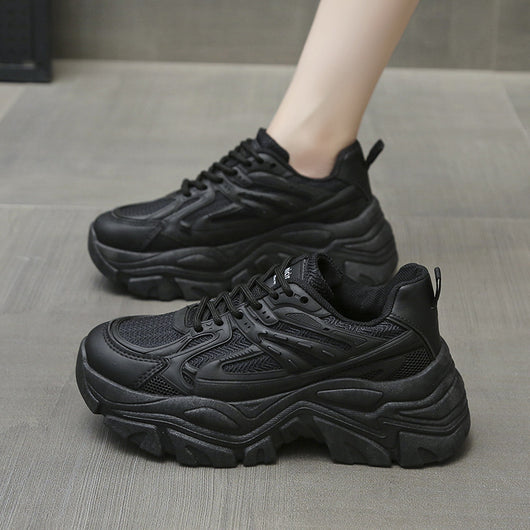 Zapatillas Blancas Deportivas con Suela Gruesa y Transpirables - Image 6