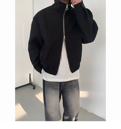 Chaqueta Minimalista para Pareja - Diseño Urbano Otoño - Image 20