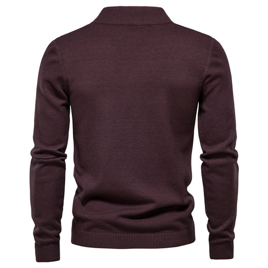 Suéter Slim Fit Cuello Medio Multicolor para Hombre - Image 26
