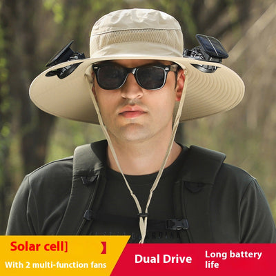 Gorro Solar con Ventilador y Batería de Larga Duración - Image 6