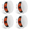 4-Pack 8-inch 100W In-Wall/In-Ceiling Speakers