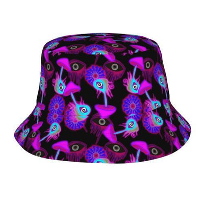 Gorra Pescador Hongos Psicodélicos Efecto Espejo - Image 18