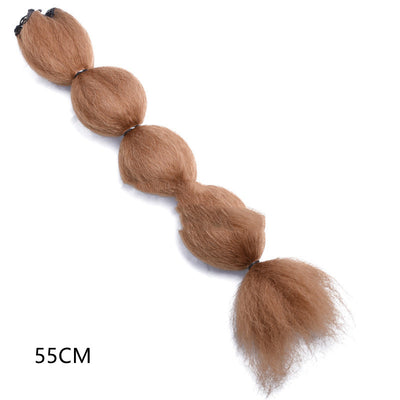 Cola de Caballo Larga Efecto Burbuja - Peluca Voluminosa para Mujer - Image 14