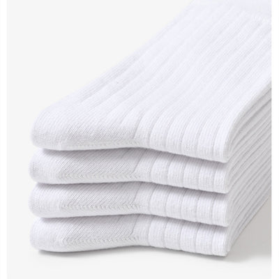 Calcetines Deportivos Blancos Tubo Medio para Niños y Niñas - Image 3