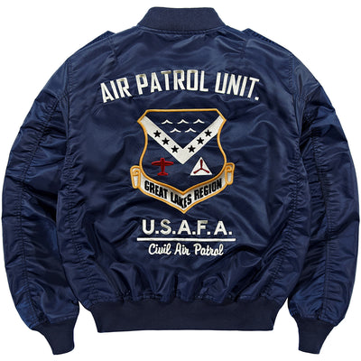 Chaqueta Piloto Hombre Coreana con Bordado de Béisbol - Image 3