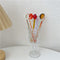 Cucharilla Decorativa de Vidrio Espiral Caramelos de Verano