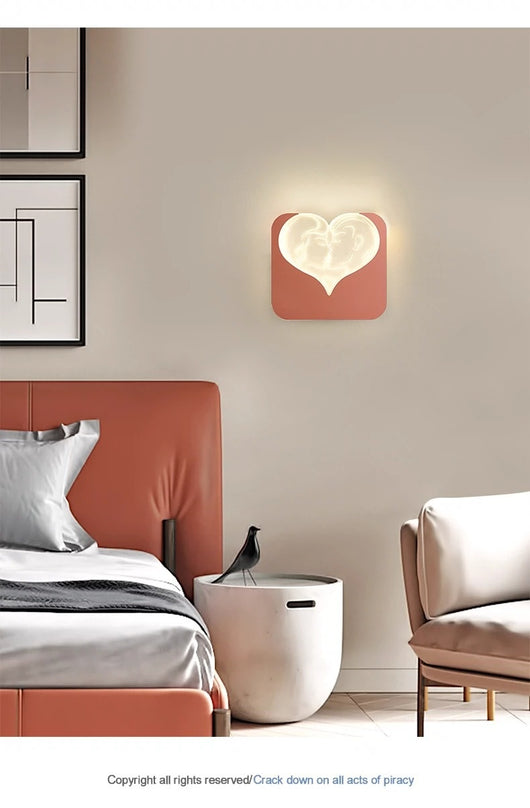 Lámpara de Pared Estilo Crema para Dormitorio y Pasillo - Image 22