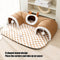 Túnel Cama para Gatos con Juguetes - Casa Cueva Plegable y Lavable