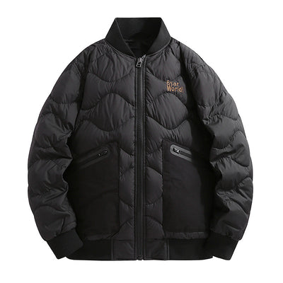 Abrigo de Aislamiento con Paneles de Diamante para Hombre - Image 8
