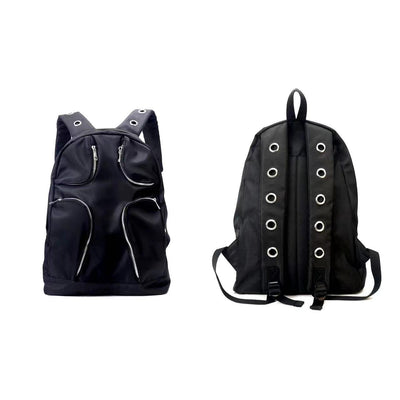 Mochila Táctica Negra de Gran Capacidad con Múltiples Bolsillos - Image 10