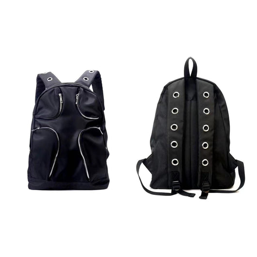 Mochila Táctica Negra de Gran Capacidad con Múltiples Bolsillos - Image 10