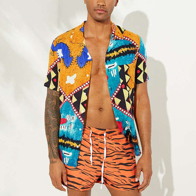 Camisa de Playa para Hombre de Manga Corta - Image 12