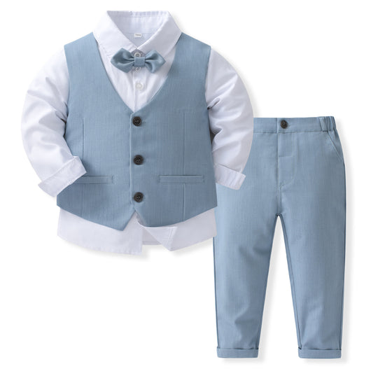 Conjunto Chaleco Caballero Elegante con Cuello para Fiestas Infantiles - Image 7