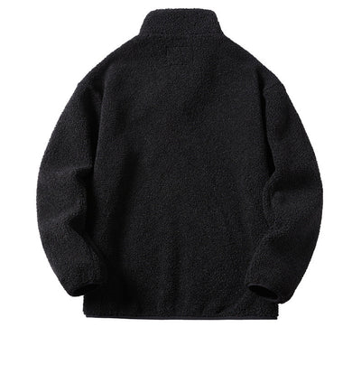 Chaqueta Denim con Forro de Terciopelo Talla Grande Hombre - Image 8