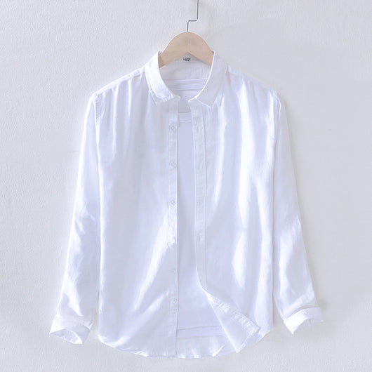 Camisa de Lino Manga Larga - Image 14