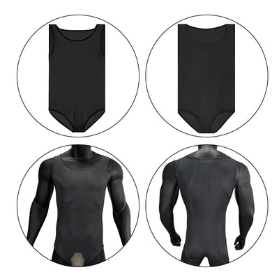 Jumpsuit Masculino Moderno Diseño Transparente Secado Rápido - Image 5