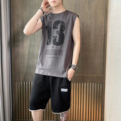 Conjunto Deportivo para Hombre - Chaleco y Pantalón Fitness Verano - Image 3