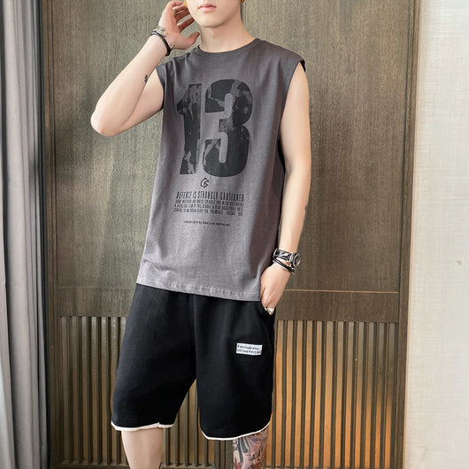 Conjunto Deportivo para Hombre - Chaleco y Pantalón Fitness Verano - Image 3