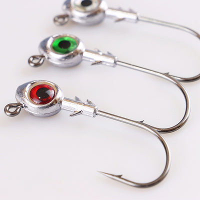 Anzuelo Jig Cambrian Big Eye con Cabeza de Pez