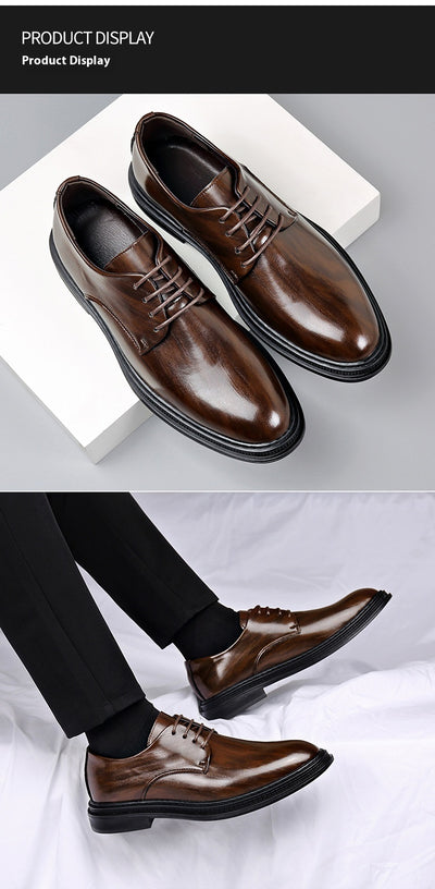 Zapatos de Cuero para Hombre - Elegancia Formal para Bodas y Eventos - Image 18