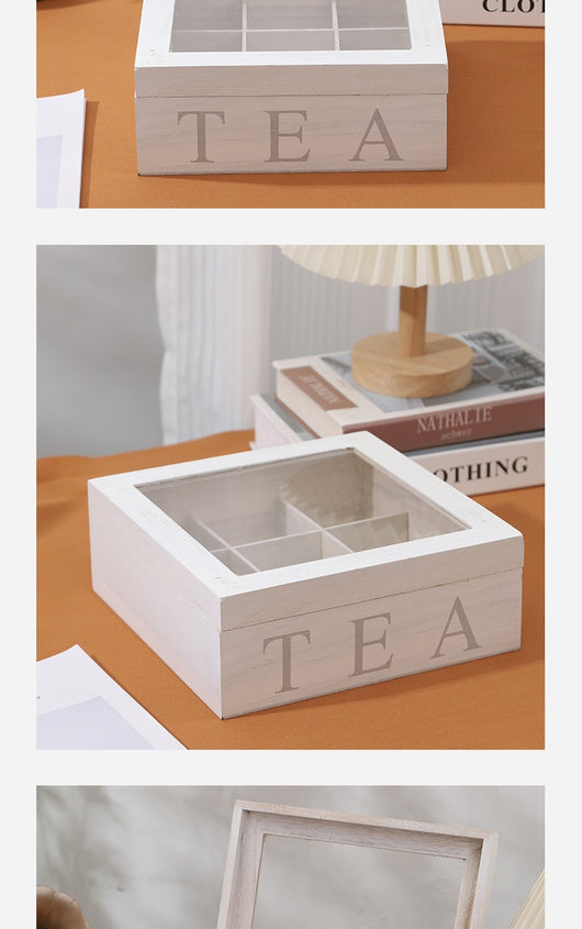 Caja Organizadora de Café con Compartimentos y Tapa Transparente - Image 9