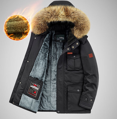 Chaqueta Acolchada Oversize con Múltiples Bolsillos para Tallas Grandes - Image 5